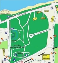 Mapa: Park im. Aleksandra Fredry