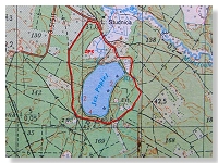 Mapa: Obszar Jezioro Popiel