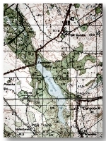 Mapa: Jezioro Kamienica i okolice